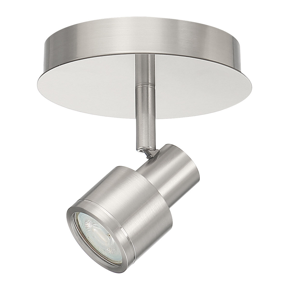 Lincoln LED 6 inch Brushed Steel Flush Mount Ceiling Light